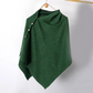 Stijlvolle poncho met knopen aan de zijkant voor dames