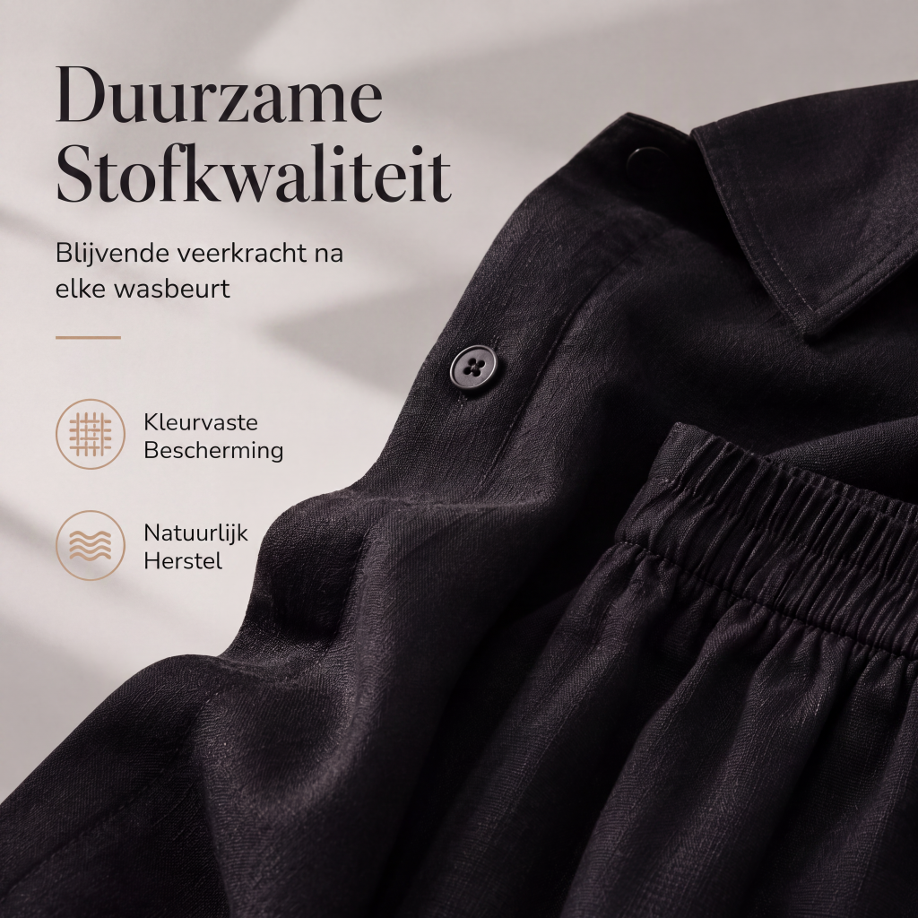 Tweedelige set voor dames: casual overhemd & lange rok