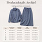 Tweedelige set voor dames: casual overhemd & lange rok