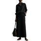 Tweedelige set voor dames: casual overhemd & lange rok