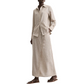Tweedelige set voor dames: casual overhemd & lange rok