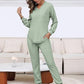 ✨ Nieuwe Collectie 🌸 Dames Wafelstof Loungewear Set met V-Hals 👗 Comfortabel Thuis & Stijlvol Buiten