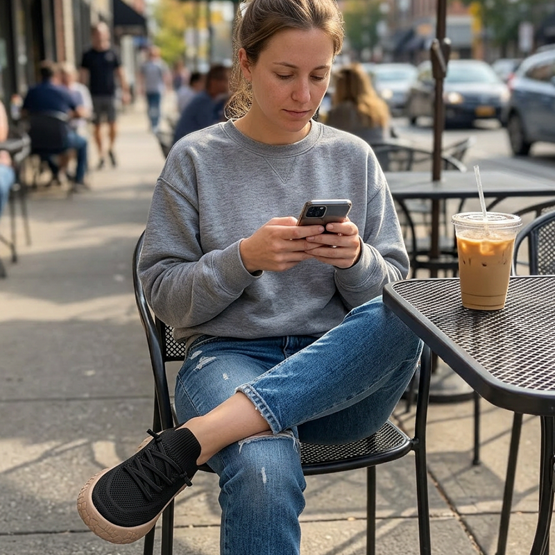 👟Lichtgewicht ademende mesh sneakers voor dames