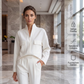 Elegant set van lange mouwen top en broek pak
