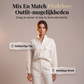 Elegant set van lange mouwen top en broek pak