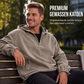 ✨🧥Heren Vintage Gewassen Hoodie met Halve Rits