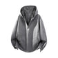 ✨🧥Heren Vintage Gewassen Hoodie met Halve Rits