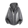 ✨🧥Heren Vintage Gewassen Hoodie met Halve Rits