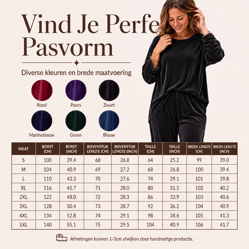 ✨ Nieuwe Collectie – Fluwelen Dames Set 👗 zachte luxe uitstraling, ultiem comfort & elegante pasvorm ✨