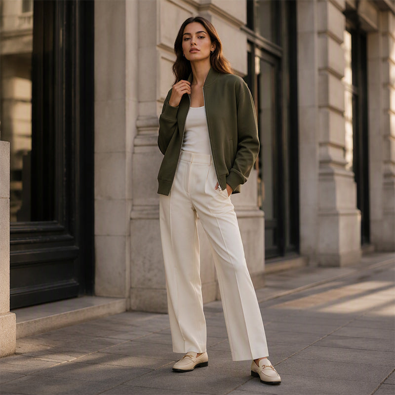 ✨Casual damesjas met ritssluiting