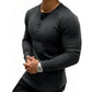 🔥💪Heren Slim Fit Henley-shirt