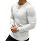 🔥💪Heren Slim Fit Henley-shirt