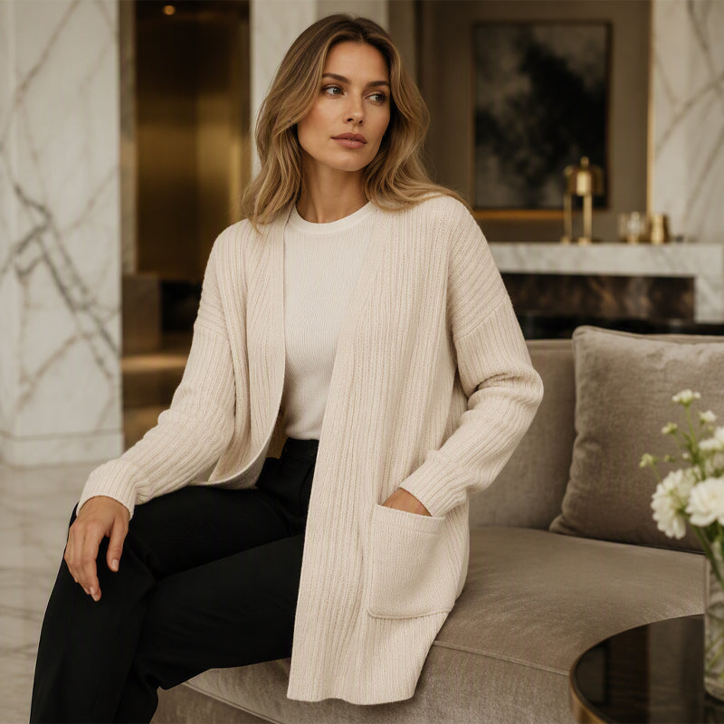 💎 Exclusieve Deal ✨ Geribbelde Damesvest 👗 Zachte Pasvorm & Tijdloze Elegante Stijl