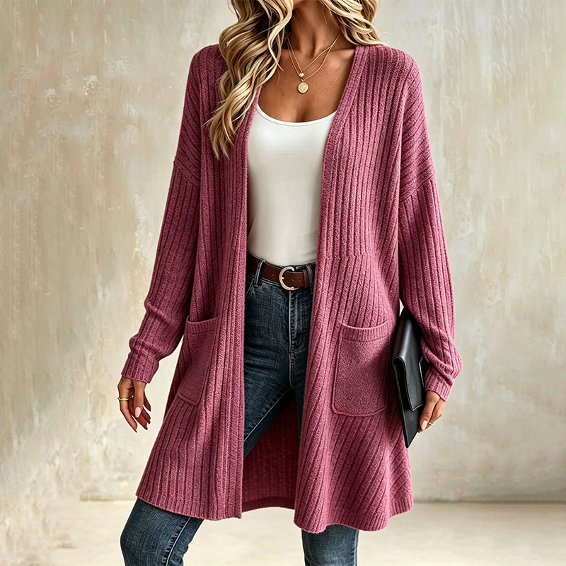 💎 Exclusieve Deal ✨ Geribbelde Damesvest 👗 Zachte Pasvorm & Tijdloze Elegante Stijl