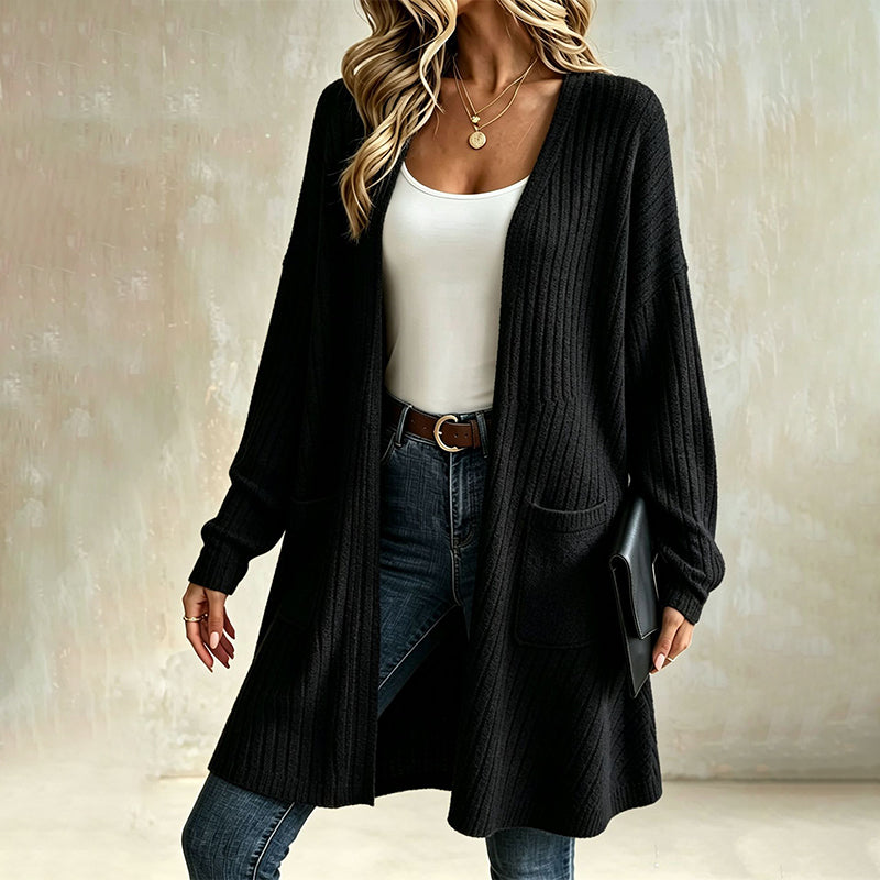 💎 Exclusieve Deal ✨ Geribbelde Damesvest 👗 Zachte Pasvorm & Tijdloze Elegante Stijl