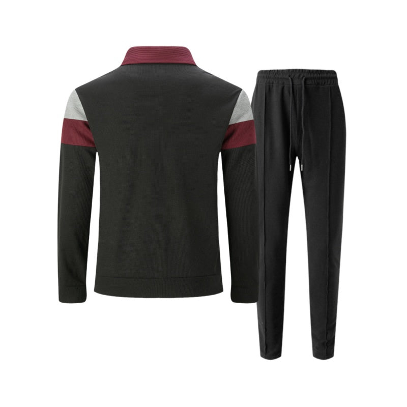 Trendy heren tweedelige set - Jack met kleurblo kombinatie en broek