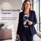3-delig damespak met blazer, top en broek