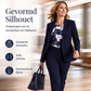 3-delig damespak met blazer, top en broek