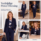 3-delig damespak met blazer, top en broek