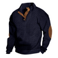 🔥 Nieuw & Trendy ✨ Heren Jacquard Sweatshirt – Losse Pasvorm & Comfortabele Casual Stijl voor Elke Dag 👕