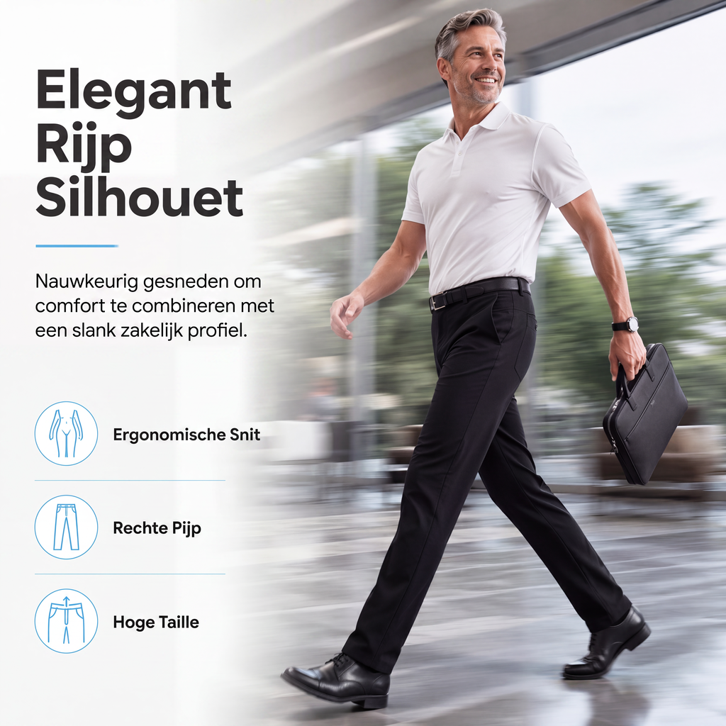 🔥 Tijdelijke Aanbieding ✨ Heren Casual Broek van IJszijde – Lichtgewicht, Ademend & Ultiem Comfort 👖
