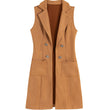 💎 Gratis verzending Dames Mouwloze Longline Blazer – Elegante Open Voorkant & Verfijnde Pasvorm 🤍