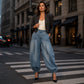 🔥 Bestseller ✨ Dames Wijde Harem Jeans – Relaxte Pasvorm & Trendy Comfortabele Streetstyle Look 👖