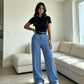 🔥 50% KORTING ✨ Dames Casual Broek met Hoge Taille – Rechte Pijpen & Comfortabele Elegante Pasvorm 👖