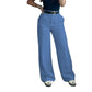 🔥 50% KORTING ✨ Dames Casual Broek met Hoge Taille – Rechte Pijpen & Comfortabele Elegante Pasvorm 👖