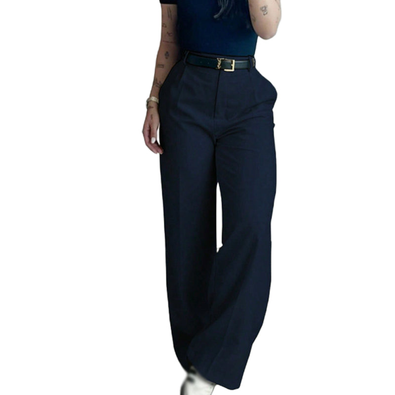 🔥 50% KORTING ✨ Dames Casual Broek met Hoge Taille – Rechte Pijpen & Comfortabele Elegante Pasvorm 👖