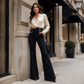 👖Hoge taille pantalon met double-breasted design voor dames