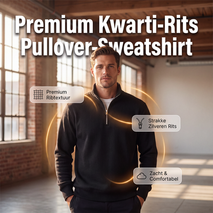 🤍✨Premium sweatshirt met kwartrits