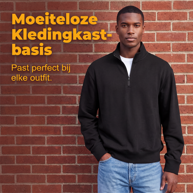 🤍✨Premium sweatshirt met kwartrits