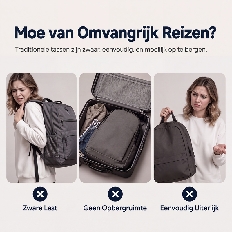 😍Vintage opvouwbare trekkoordrugzak voor vrouwen