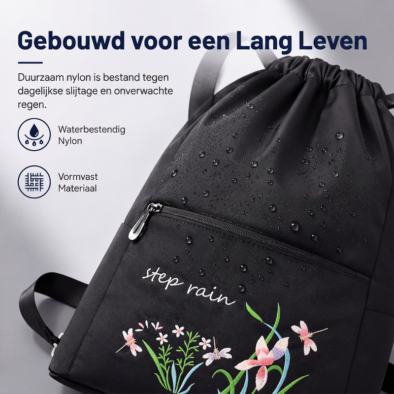 😍Vintage opvouwbare trekkoordrugzak voor vrouwen