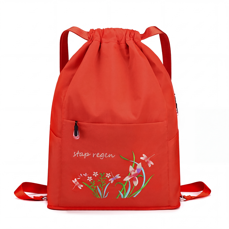 😍Vintage opvouwbare trekkoordrugzak voor vrouwen