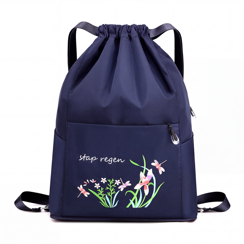 😍Vintage opvouwbare trekkoordrugzak voor vrouwen