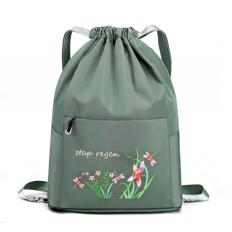 😍Vintage opvouwbare trekkoordrugzak voor vrouwen
