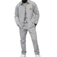 🔥Gratis verzending✈️Heren Wafelgebreid Jack en Broek Tweedelige Casual Set