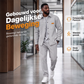 🔥Gratis verzending✈️Heren Wafelgebreid Jack en Broek Tweedelige Casual Set