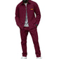🔥Gratis verzending✈️Heren Wafelgebreid Jack en Broek Tweedelige Casual Set