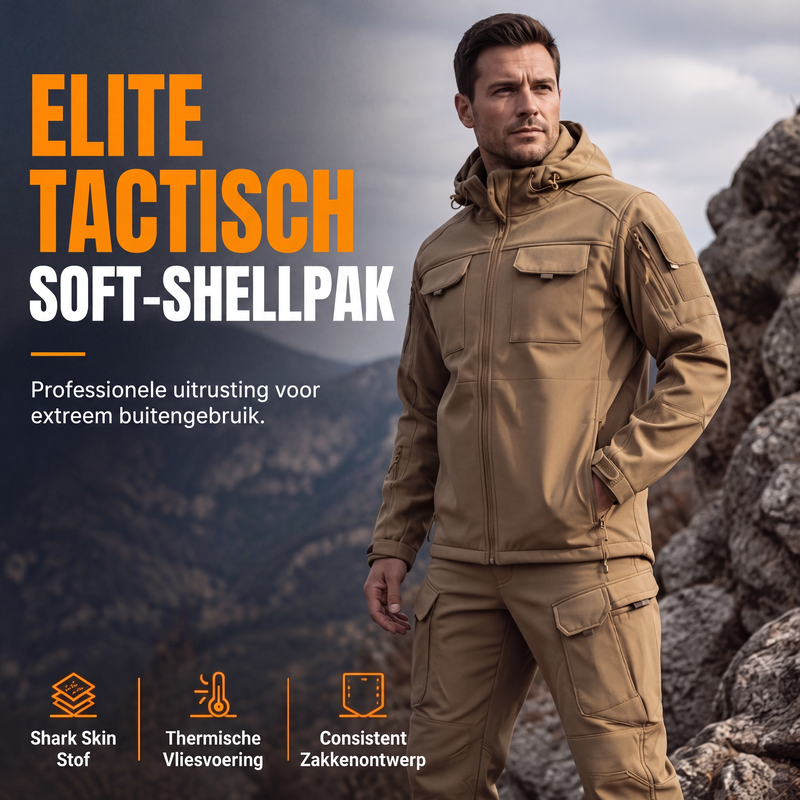 🔥Gratis verzending✈️Waterdichte tactische shell-set