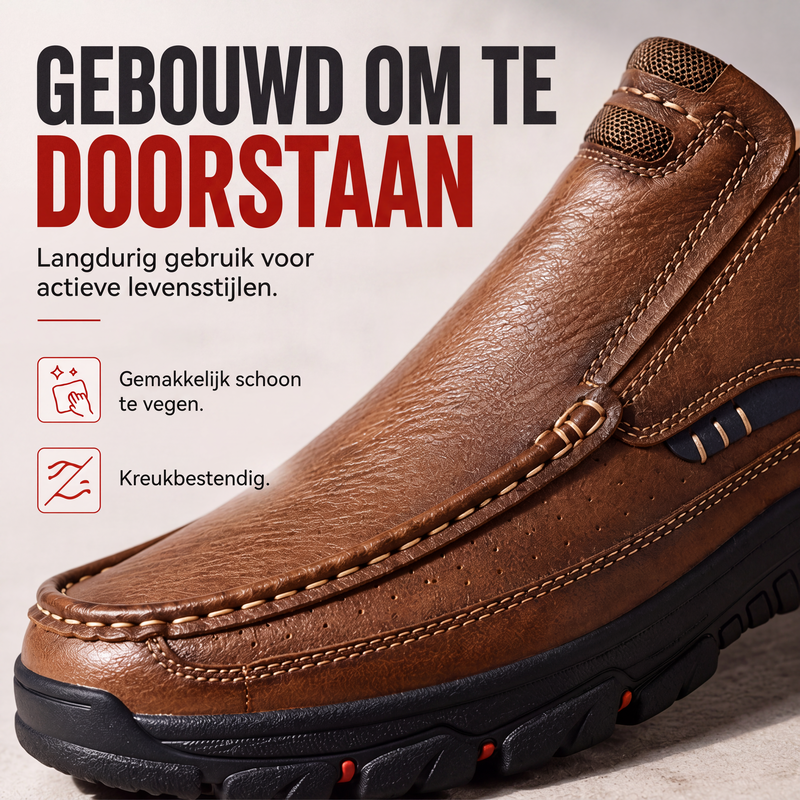 🔥Gratis verzending✈️Heren casual instapschoenen van PU-leer