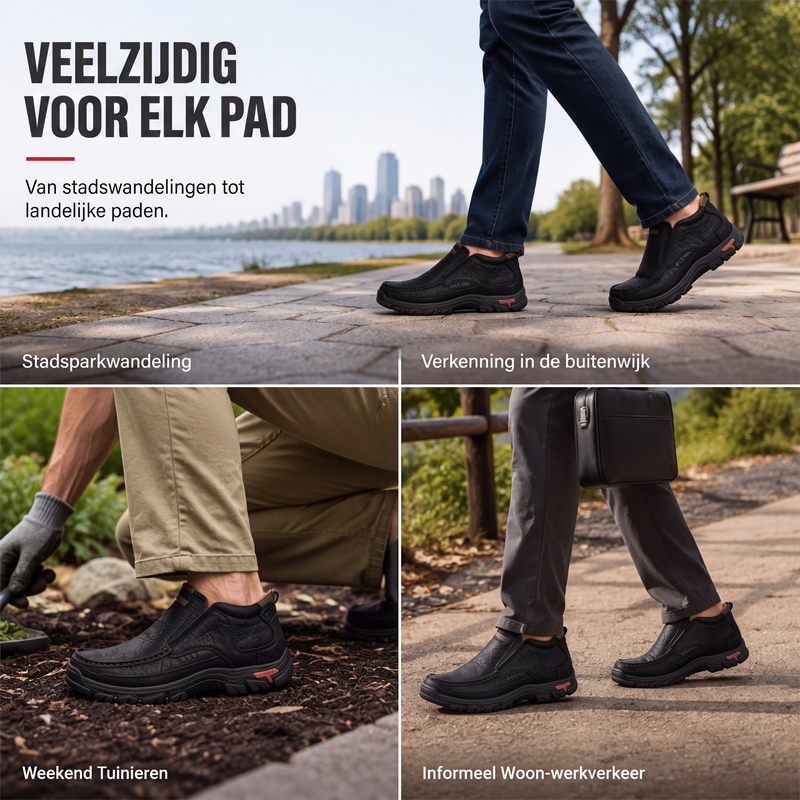 🔥Gratis verzending✈️Heren casual instapschoenen van PU-leer