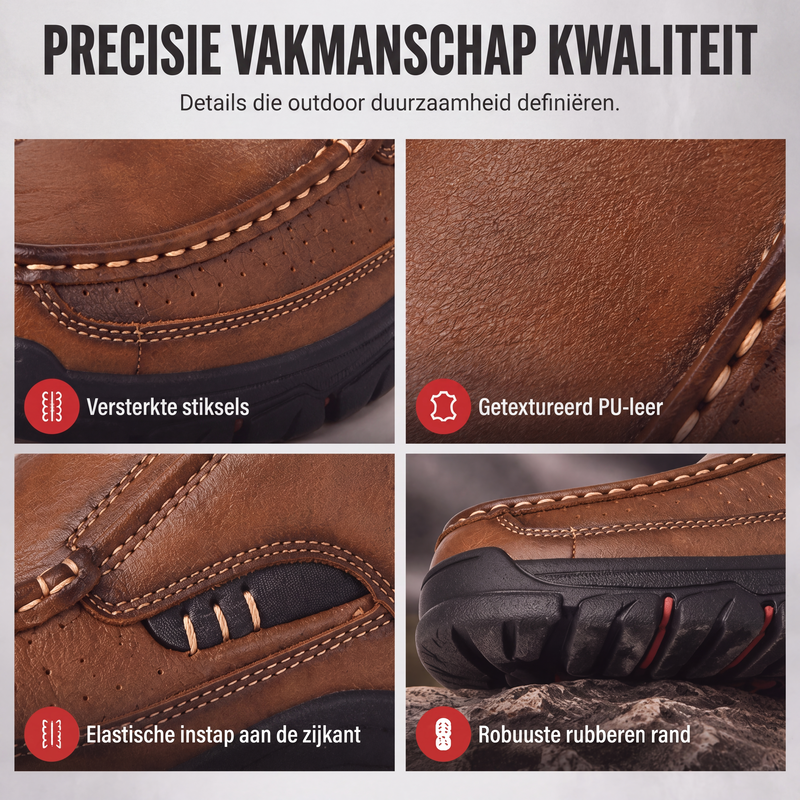 🔥Gratis verzending✈️Heren casual instapschoenen van PU-leer