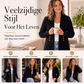 Geribbreid vest voor dames