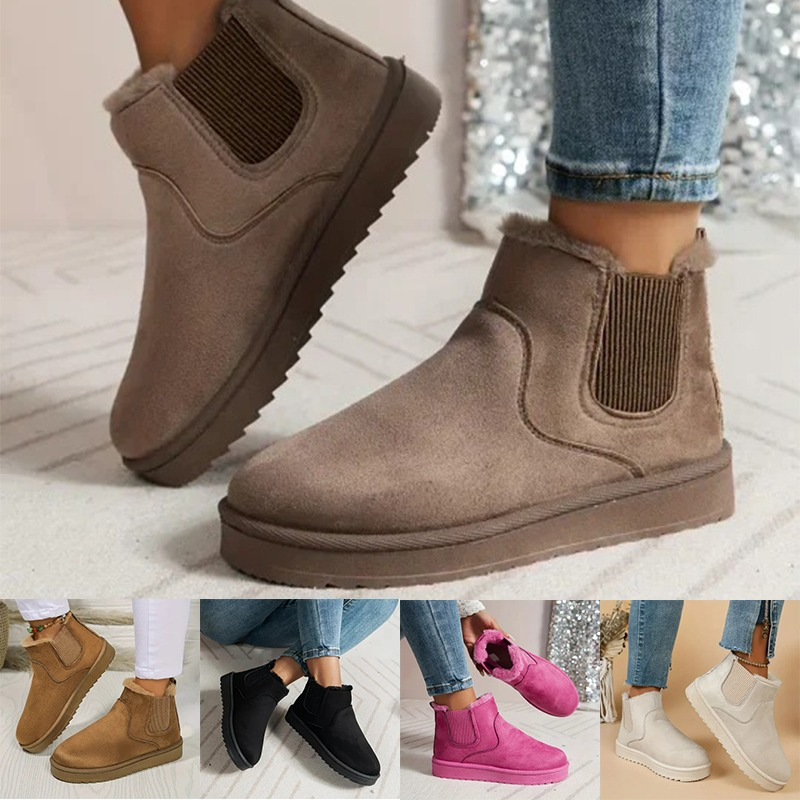 🔥 Tijdelijke Aanbieding ✨ Dames Comfortabele Warme Korte Laarzen – Zachte Voering & Ondersteunend Loopcomfort 👢