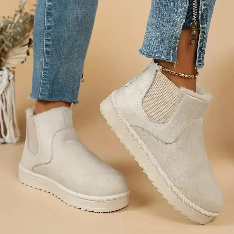 🔥 Tijdelijke Aanbieding ✨ Dames Comfortabele Warme Korte Laarzen – Zachte Voering & Ondersteunend Loopcomfort 👢