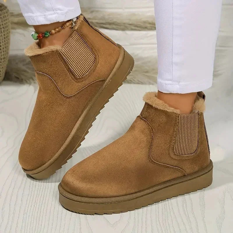 🔥 Tijdelijke Aanbieding ✨ Dames Comfortabele Warme Korte Laarzen – Zachte Voering & Ondersteunend Loopcomfort 👢
