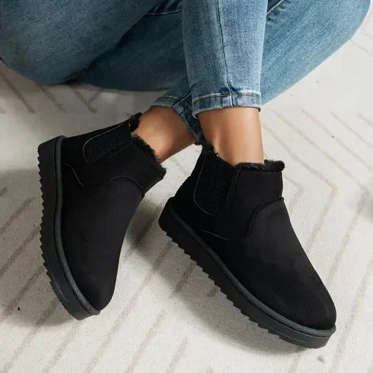 🔥 Tijdelijke Aanbieding ✨ Dames Comfortabele Warme Korte Laarzen – Zachte Voering & Ondersteunend Loopcomfort 👢